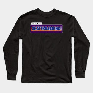 Snickers - Skateboard Sticker Spoof Long Sleeve T-Shirt